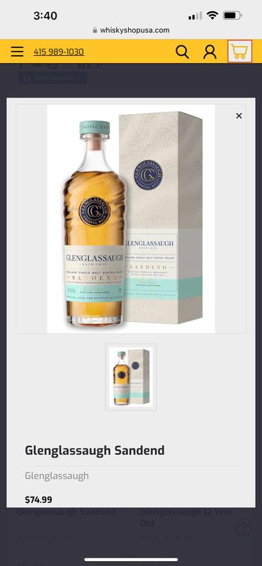 Glenglassaugh Sandend Bay Highland Single Malt Scotch