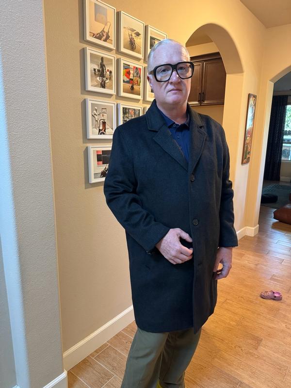 Customer photo for "Terrific top coat"