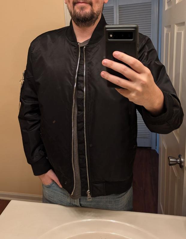 Calvin Klein Men's Classic MA-1 Nylon Bomber Jacket - Macy's Calvin Klein Men's Classic MA-1 Nylon Bomber Jacket - Macy's