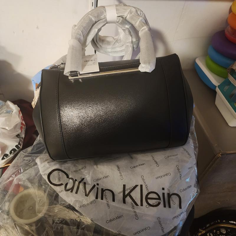 Calvin Klein Wren Top Zipper Convertible Satchel - Macy's