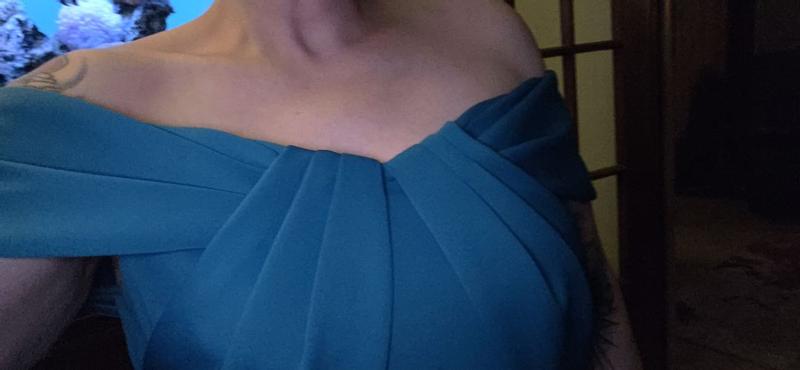 Customer photo for "Comfortable for a dress"