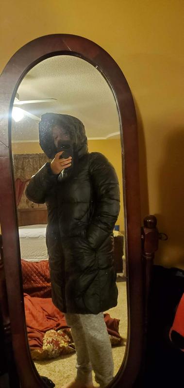 DKNY - Women's Shine Hooded Puffer Coat3