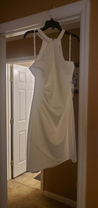 Siena - SCUBA KEYHOLE TWIST NECK DRESS