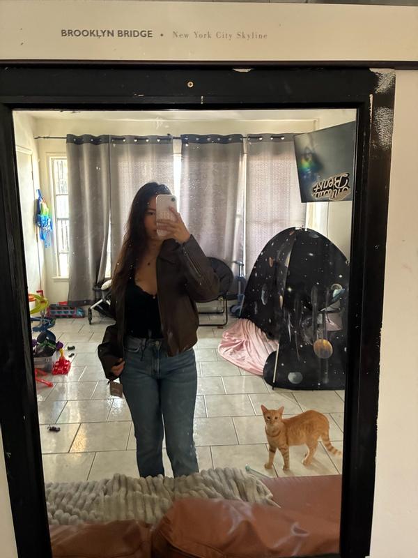 Customer photo for "Very nice material love the color beautiful jacket overall"