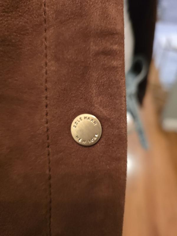 Customer photo for "Great suede jacket for fall"