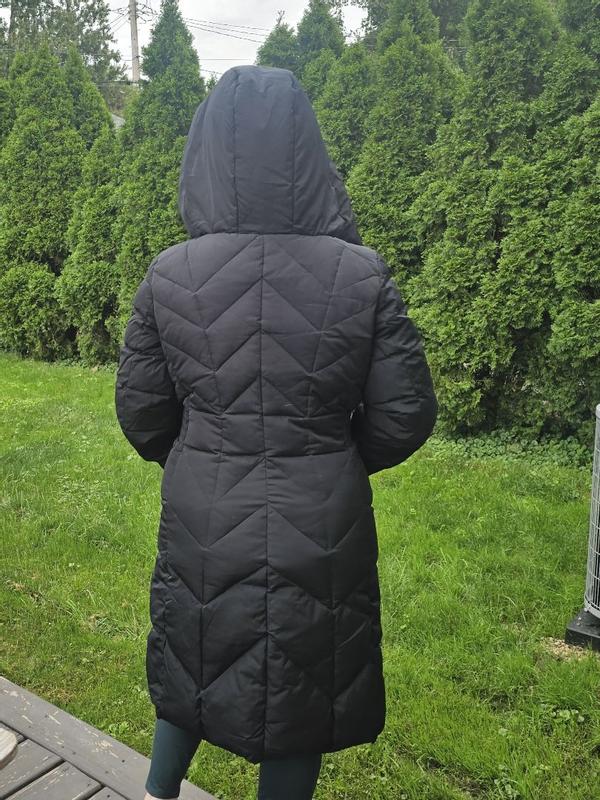 Customer photo for "This is a stylish, comfortable and warm winter jacket."