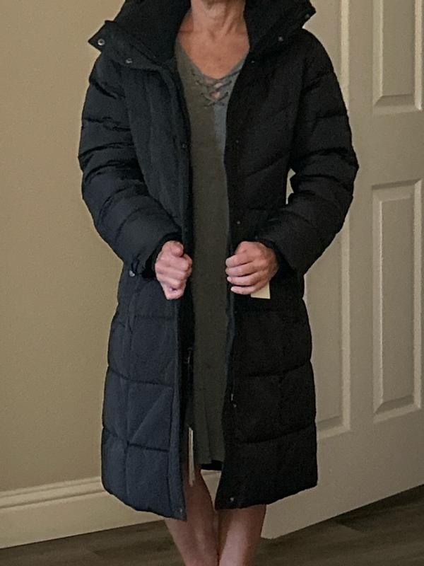 Customer photo for "High quality coat & very fashionable!"