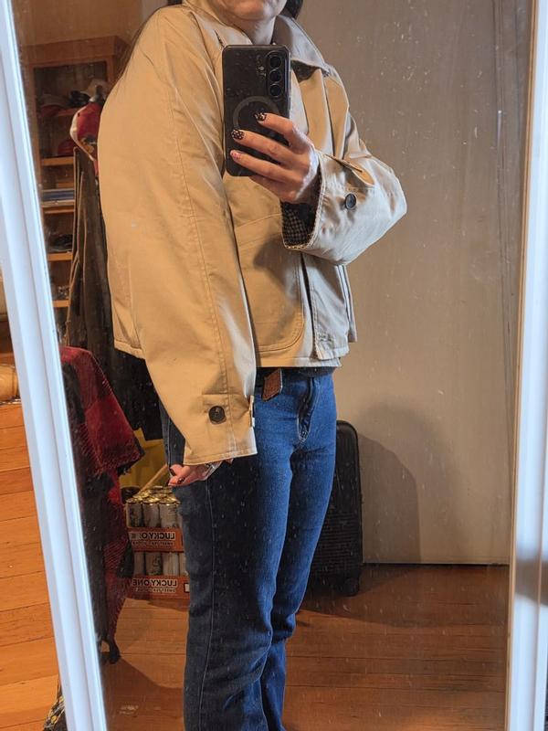 Customer photo for "Cute versatile jacket to dress up or down"