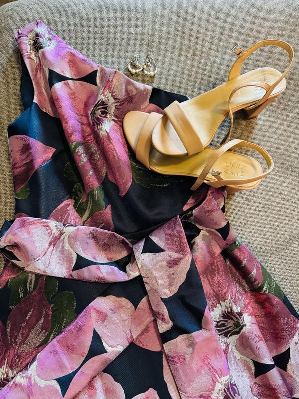Customer photo for "Elegant one-shoulder gown with pockets!"