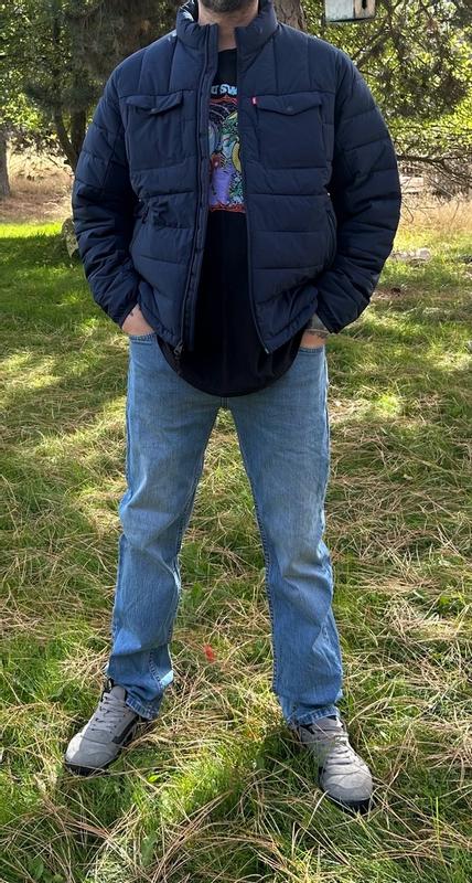Customer photo for "Elevated puffer design, safe choice for every day wear."