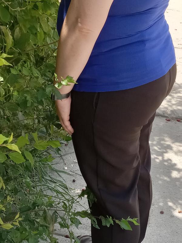 Side of Pants while wearing them