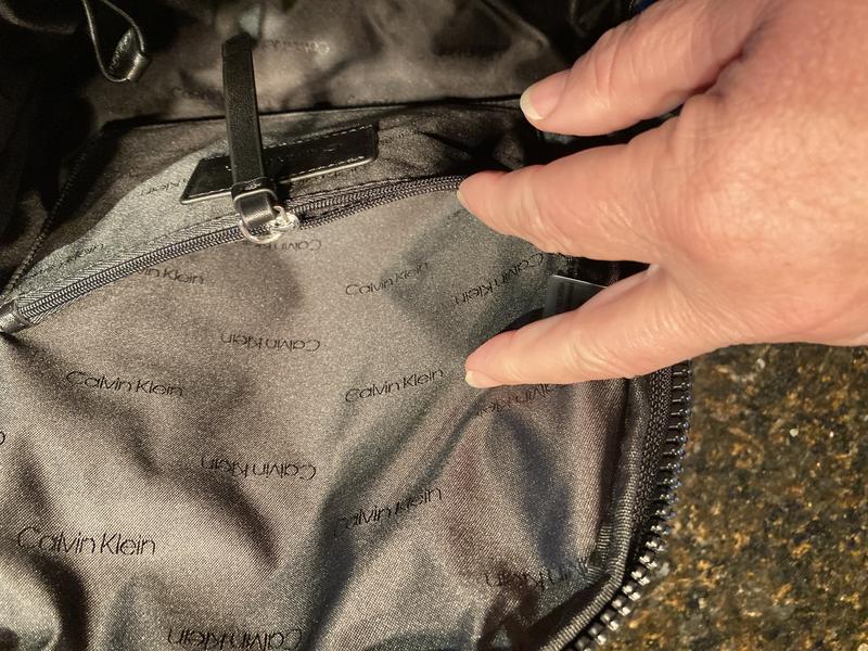 Interior open face pocket