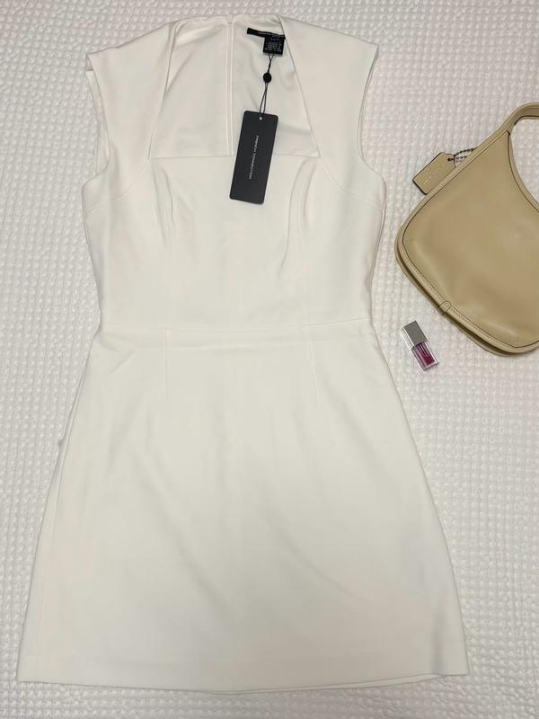white long sleeve satin dress Silk Nights Satin Long Sleeve Mini Dress in Ivory Ivory / M