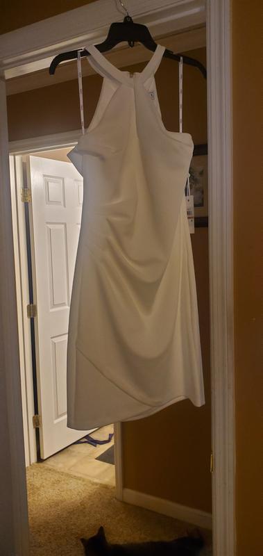 Siena - SCUBA KEYHOLE TWIST NECK DRESS