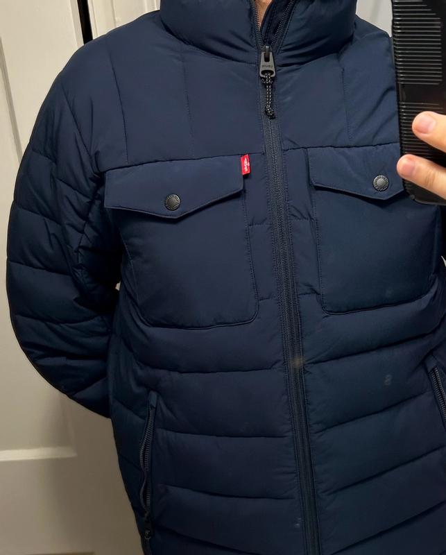 Customer photo for "Great medium weight puffer jacket"