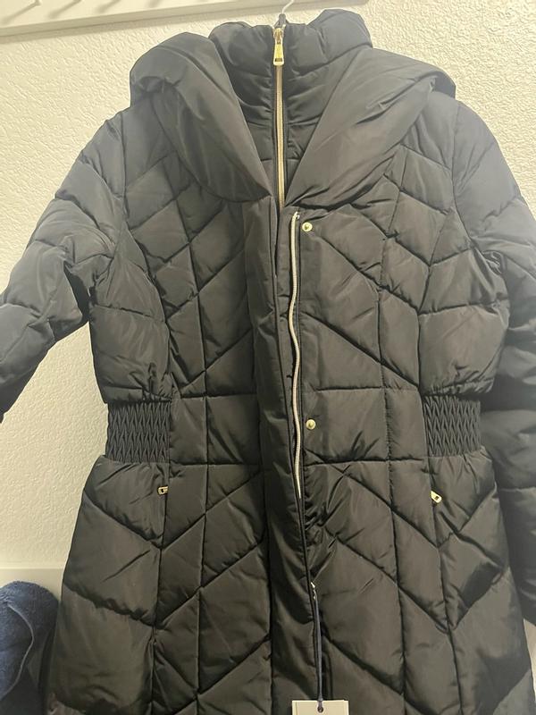 Customer photo for "3 layers . Zip and snap puffer style winter jacket"