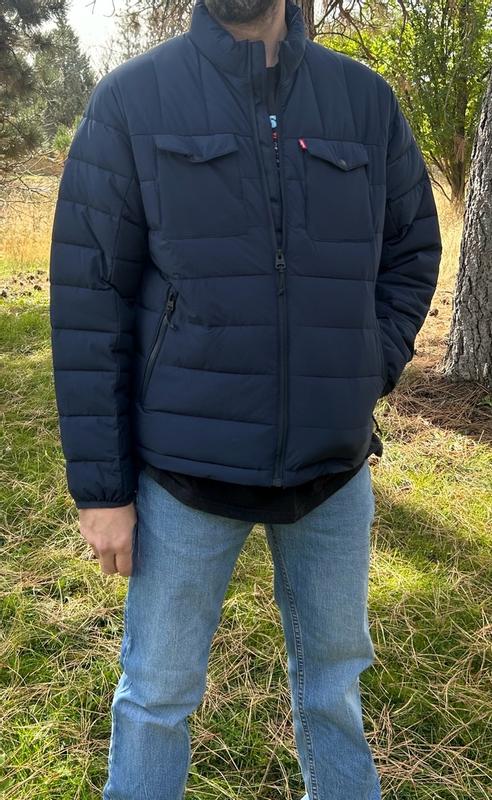 Customer photo for "Elevated puffer design, safe choice for every day wear."
