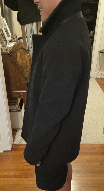 Customer photo for "Nice warm coat with great style"