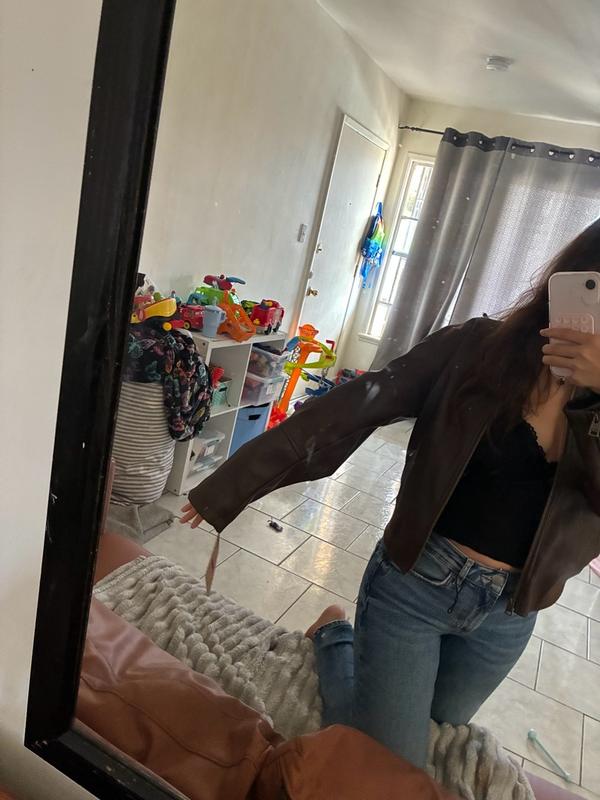 Customer photo for "Very nice material love the color beautiful jacket overall"