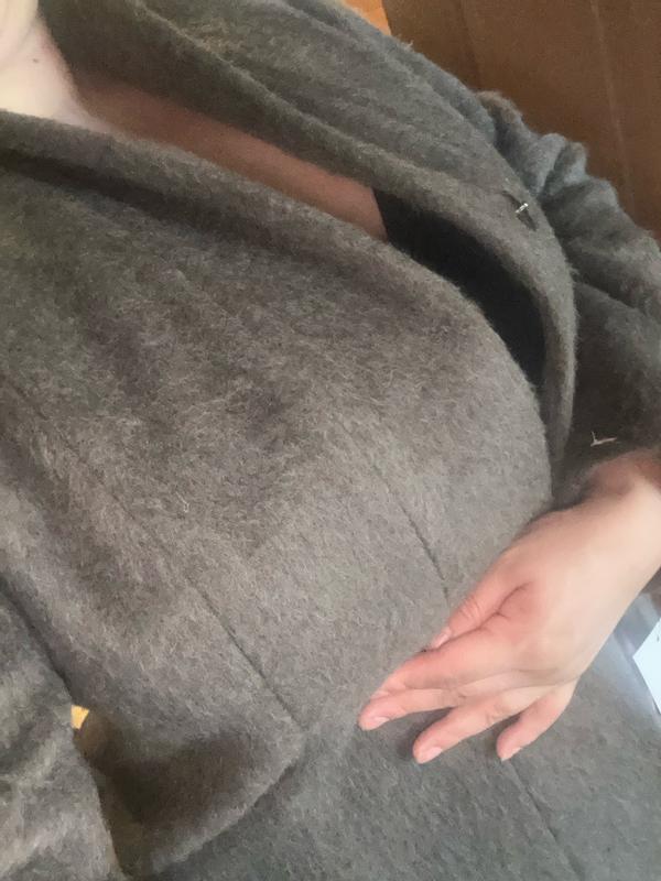 Customer photo for "Love this coat! So warm,cute and comfy."