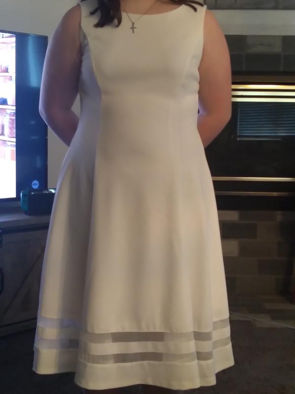Front of dress