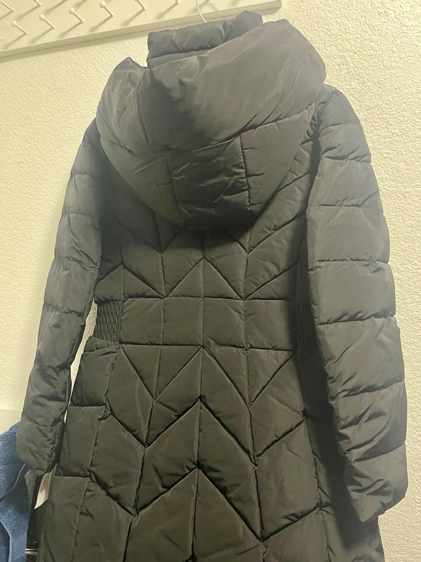 Customer photo for "3 layers . Zip and snap puffer style winter jacket"