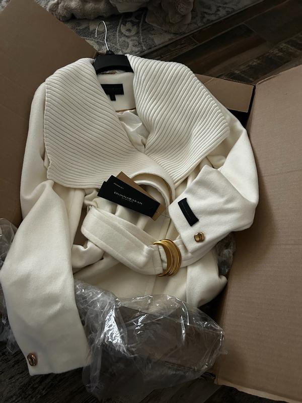 Customer photo for "A beautiful Donna Karan coat"