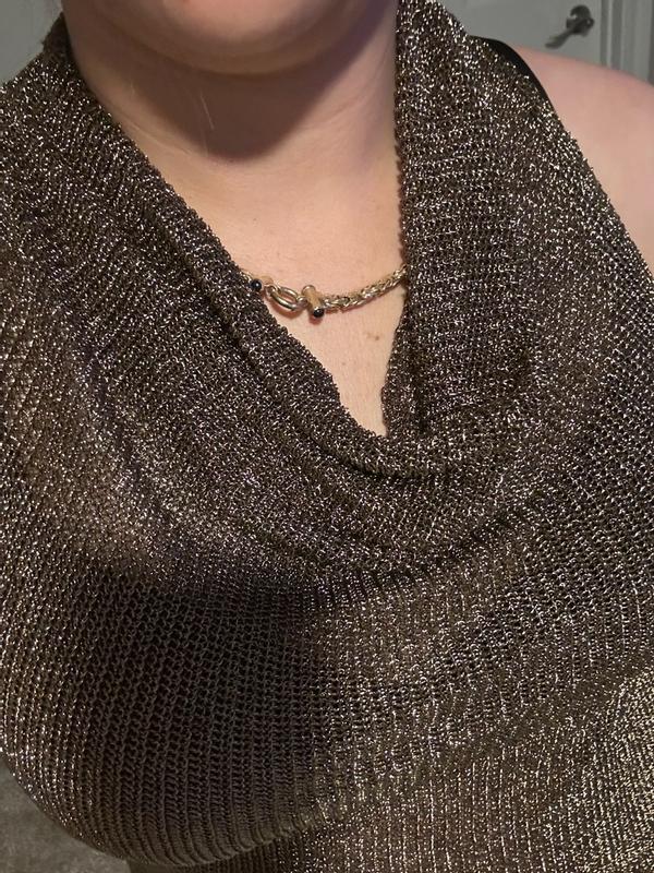 Customer photo for "Stylish , non-Sheer , true to size , durable , and versatile for any occasion ."