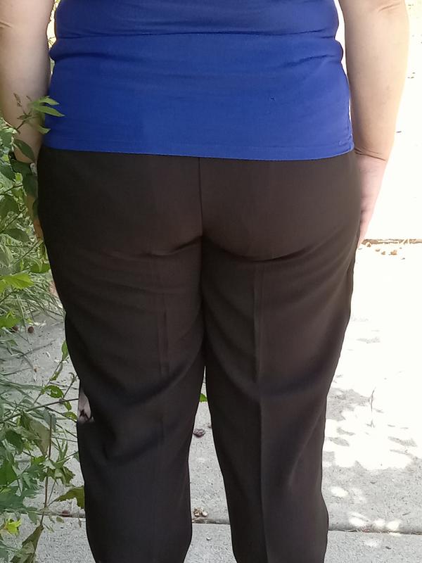 Back of Pants while wearing them