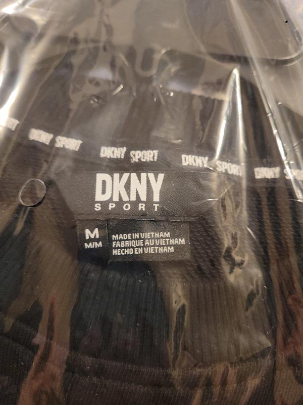 DKNY Women's Sport Twist-Front Sweatshirt, White, M