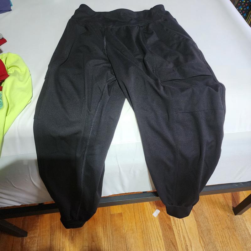DKNY Women's Cotton Cargo Jogger Pants Green Size Small