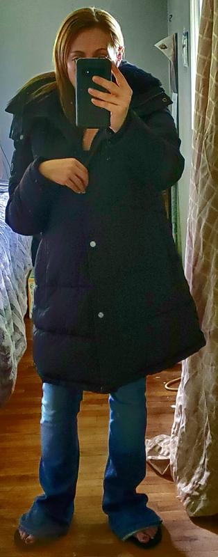 How XS fits someone who's 5'0, 100lbs.