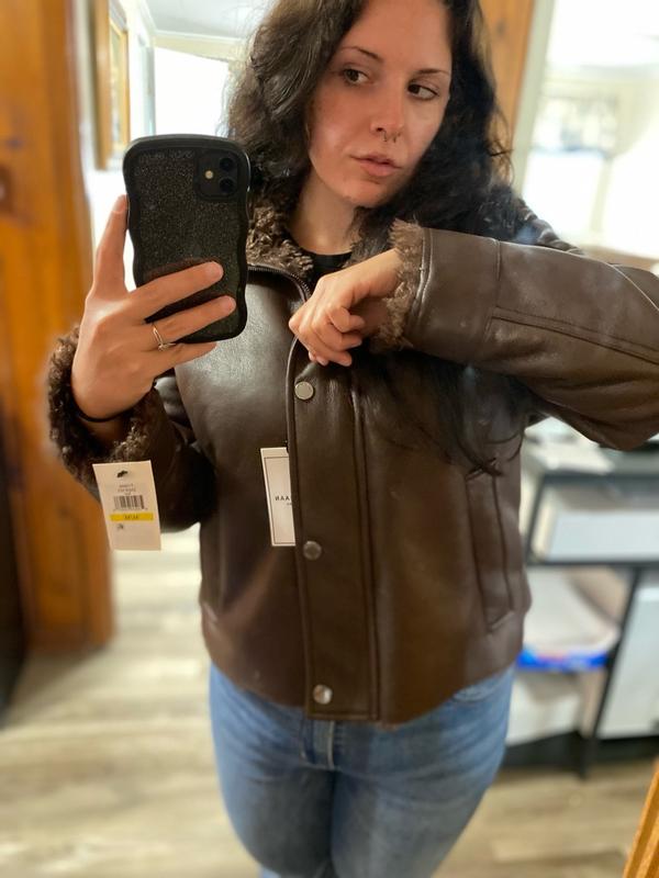 Customer photo for "Beautiful expensive and trendy looking jacket"