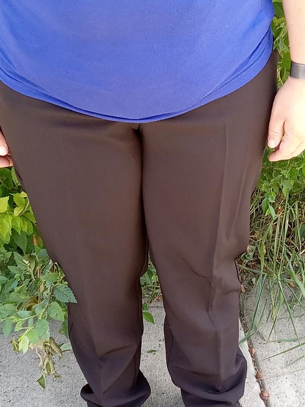 Front of Pants while wearing them