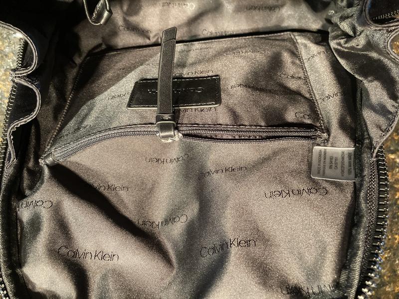 Interior zippered pocket