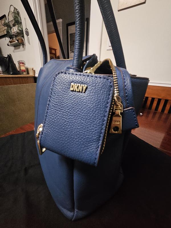 Dkny Bobi Leather Crossbody Bag- buy Blue