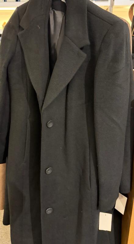 Customer photo for "Wide collar long coat"