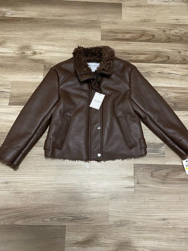Customer photo for "Beautiful expensive and trendy looking jacket"