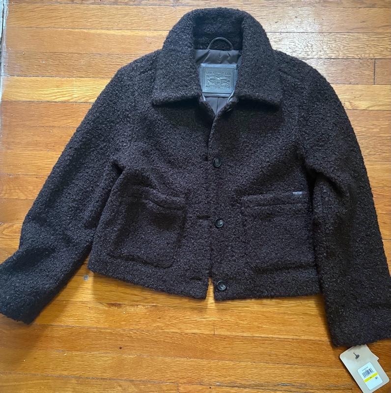 Customer photo for "Flattering mid weight cropped jacket!"