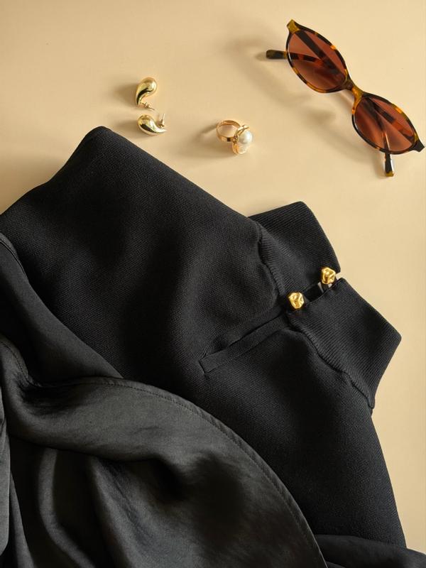 Customer photo for "Flattering , comfortable and effortlessly elegant ."