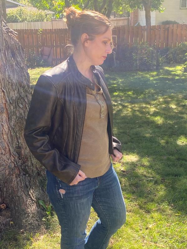 Customer photo for "Comfortable and Durable Racer Jacket"