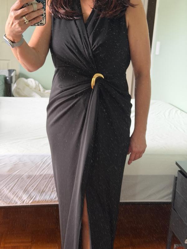Customer photo for "High end dress with an excellent fit"