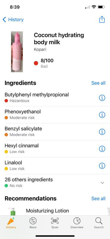 Customer photo for "Clean beauty?"
