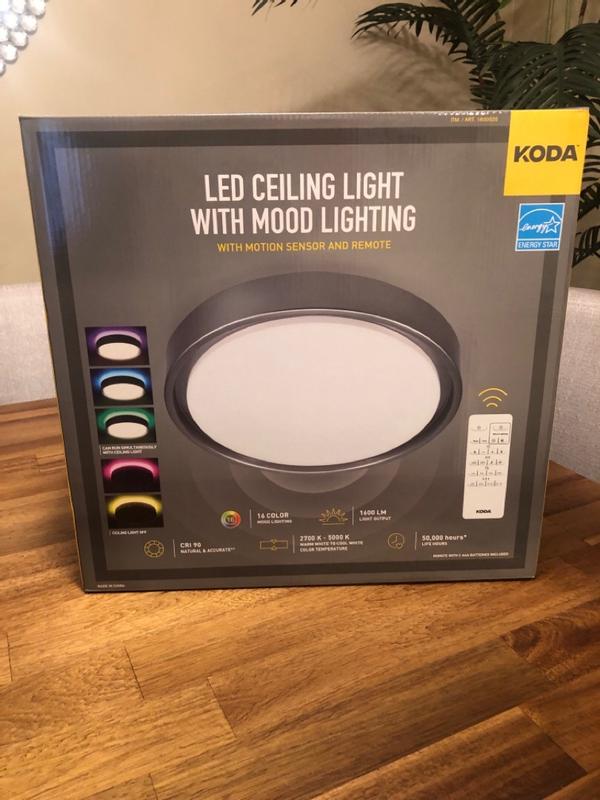 Koda led ceiling light with motion on sale sensor and remote