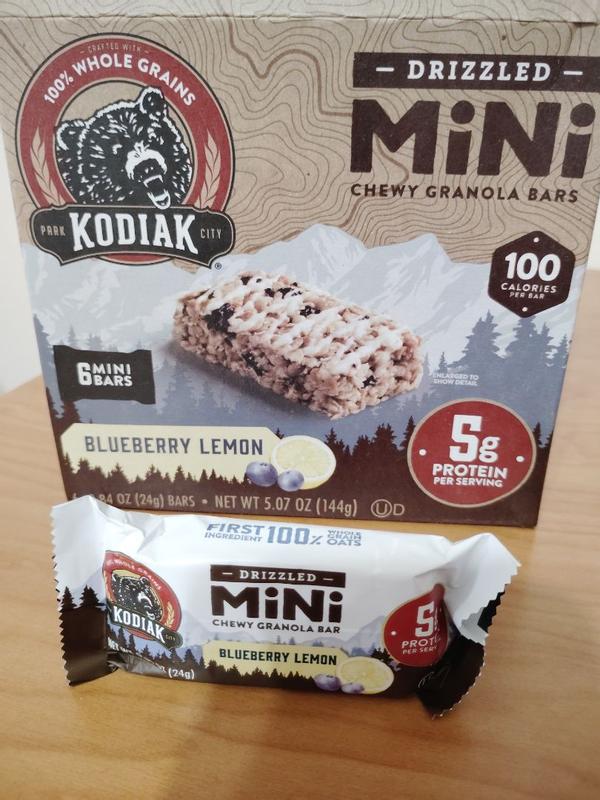 Blueberry Lemon Drizzled Mini Bars – Whole Grain Snack | Kodiak®