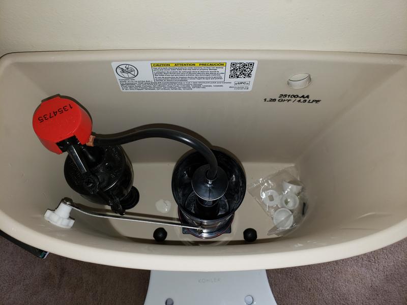 KOHLER Kingston White Elongated Chair Height 2-piece Toilet 12-in Rough ...