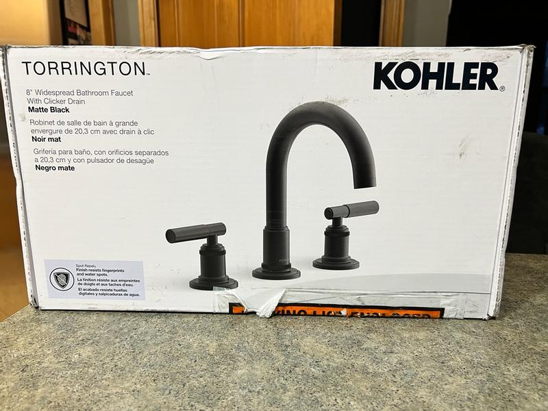 KOHLER Torrington 8 in. Widespread Double Handle Bathroom Faucet