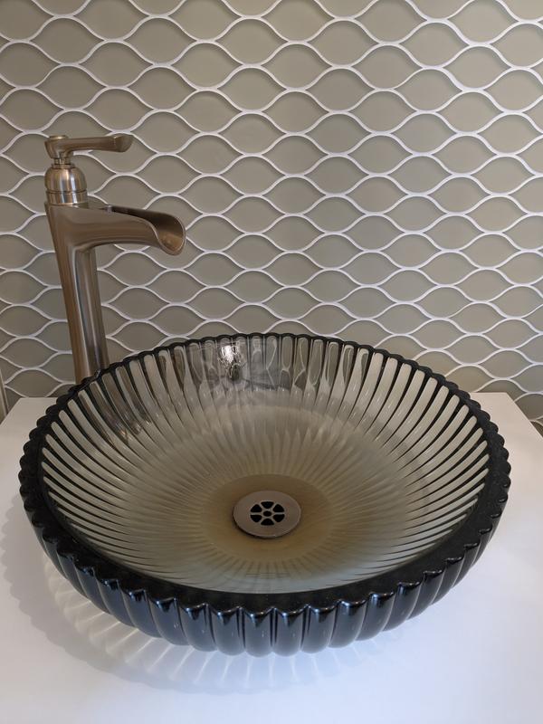 Salute Glass Vessel Bathroom Sink | K-28824 | KOHLER