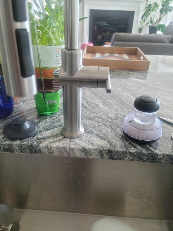 Hot water setting shown