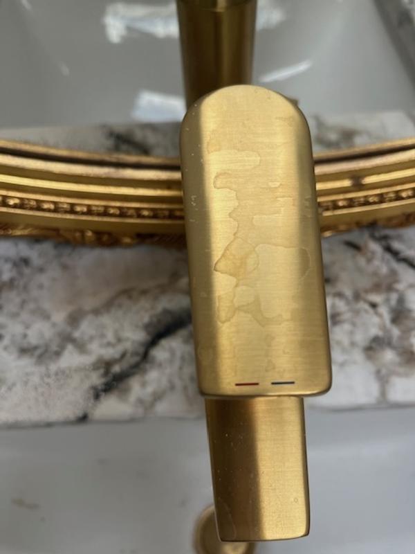KOHLER Taut Vibrant Brushed Moderne Brass Single Hole 1-Handle ...